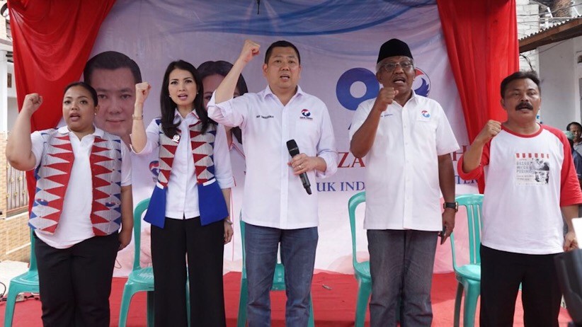 HT dan Liliana Tanaja Hadiri Bazar Murah Serentak Partai Perindo - Bagian 2