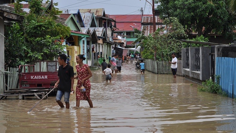 Sungai Ogan Meluap, 4 Desa di Kabupaten OKU Sumsel Terendam Banjir