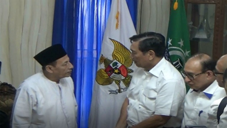 Sowan ke Habib Luthfi, Luhut: Langkah Pemerintah Tindak Perusuh Sudah Benar