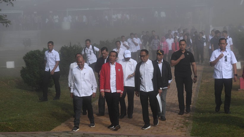 Presiden Jokowi Kunjungi Taman Wisata Salib Kasih di Tapanuli Utara - Bagian 3