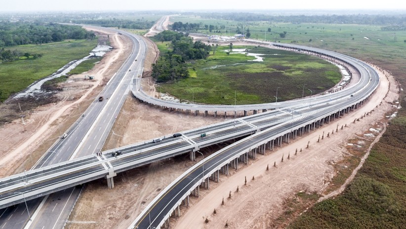 Melihat Progres Pembangunan Jalan Tol Trans Sumatera Kapal Betung - Bagian 1