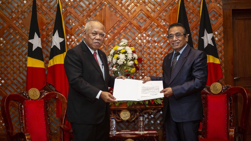 Menteri PUPR Serahkan Surat dari Jokowi kepada Presiden Timor Leste - Bagian 1