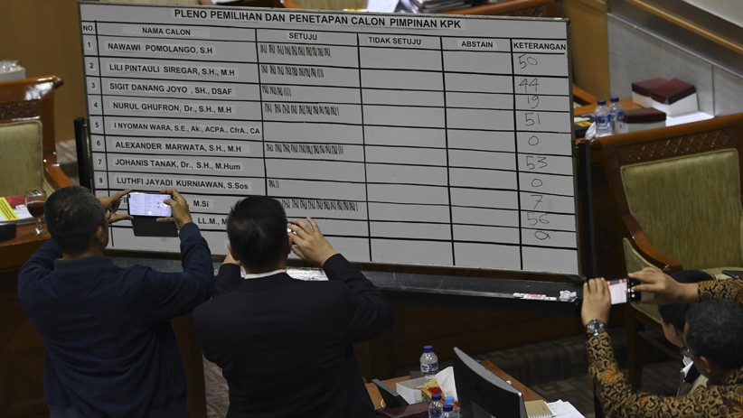 DPR Pilih Irjen Firli Bahuri Jadi Ketua KPK Periode 2019-2023 - Bagian 1