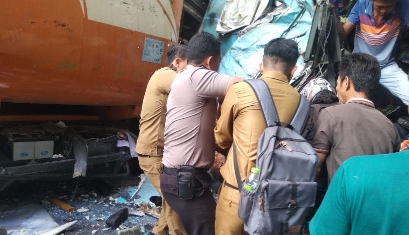 Kronologi Tabrakan Bus Rosalia Indah dan Truk di Lampung, 8 Tewas di Tempat
