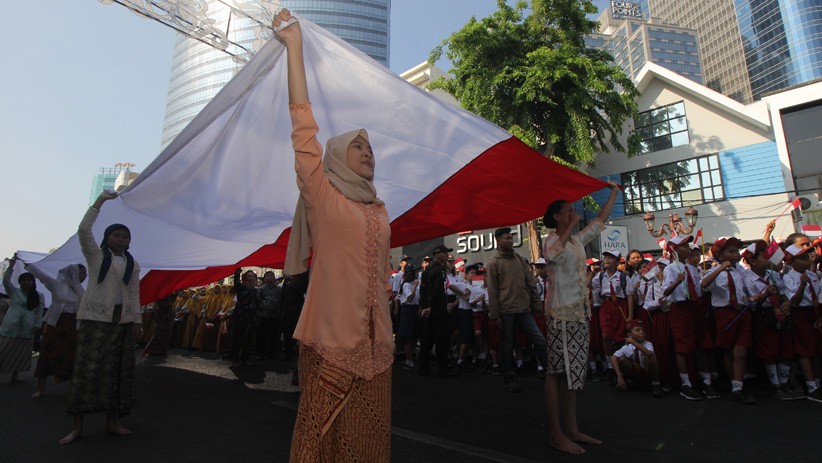 Aksi Teatrikal Peristiwa Perobekan Bendera Belanda di Surabaya - Bagian 1