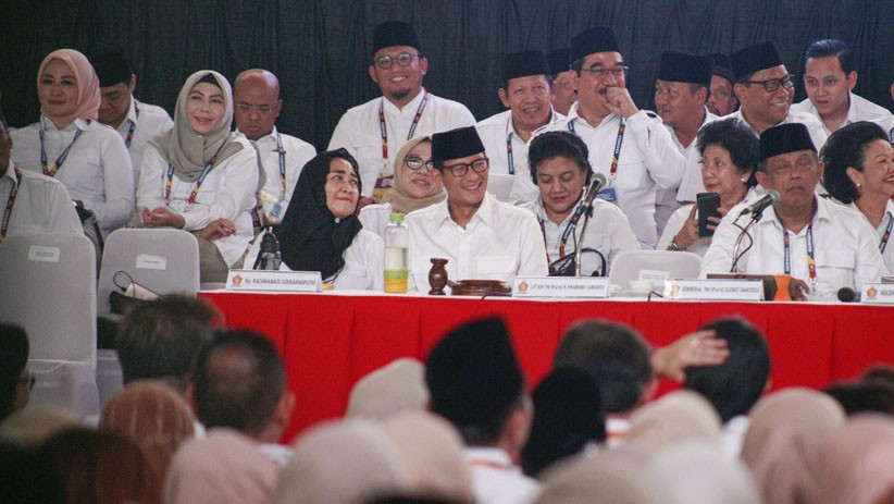 Prabowo Sampaikan Sikap Politik Partai Gerindra saat Rapimnas - Bagian 3