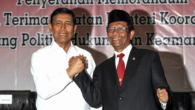 Wiranto Serahkan Jabatan Menko Polhukam ke Mahfud MD - Bagian 1