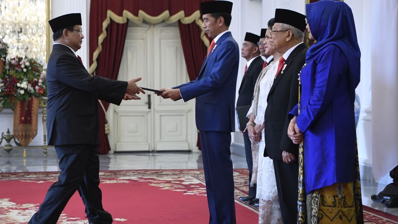 Foto-Foto Menteri Kabinet Indonesia Maju Ucap Sumpah Jabatan - Bagian 2