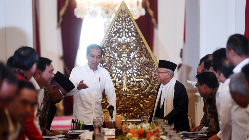 Suasana Sidang Perdana Kabinet Indonesia Maju - Bagian 2