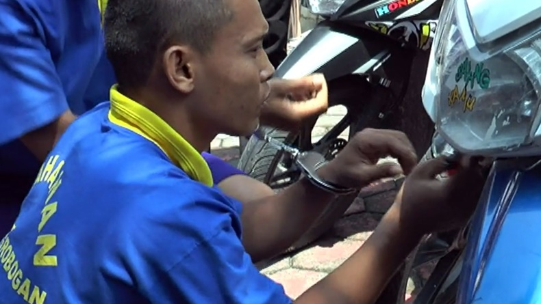 Unik, Dua Pelaku Curanmor di Grobogan Maling Motor Pakai Korek