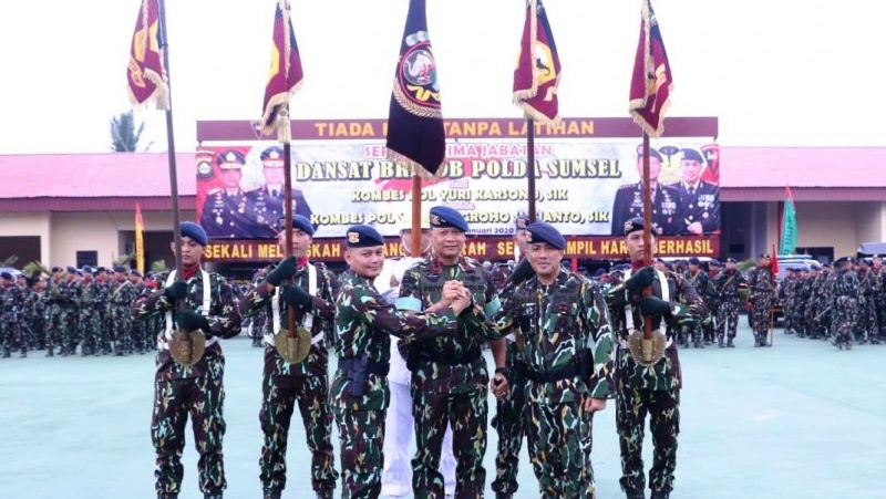 Brimob Siap Amankan Pilkada Serentak di 7 Kabupaten Sumsel