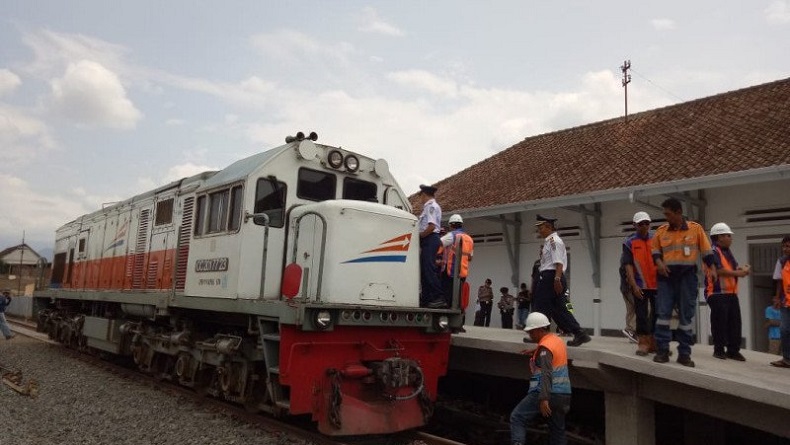 PT KAI Uji Coba Rute Kereta Api Stasiun Cibatu-Garut Kota, Februari Siap Beroperasi