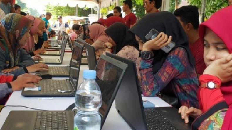 Ujian CAT CPNS Hari Pertama di Makassar Terpantau Berjalan Lancar
