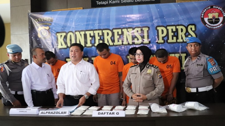 Berawal dari Kasus Narkoba, Polres Bantul Ungkap Pelaku Klitih