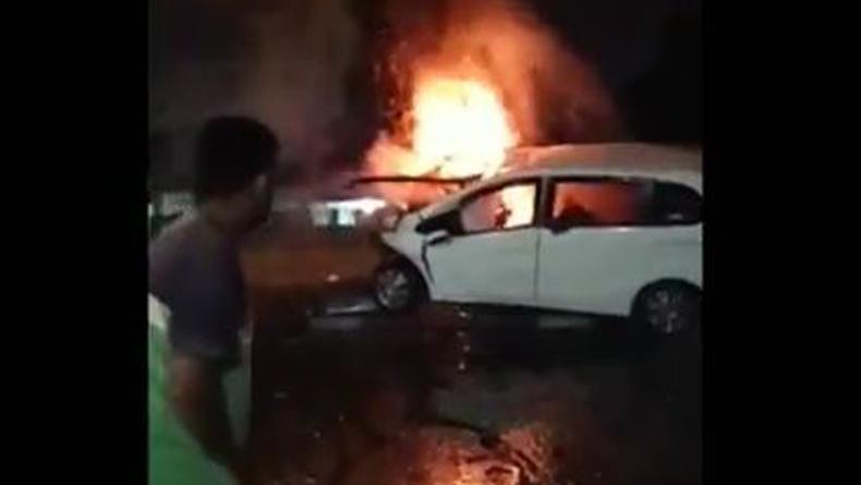 Ini Identitas Pengemudi Mobil di Medan yang Tewas Terbakar usai Tabrak Pohon
