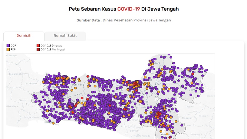 Tersisa 3 Daerah Zona Merah Covid-19 di Jateng, Berikut Daftarnya