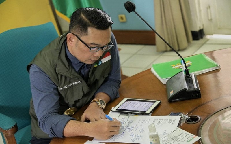 Diteken Ridwan Kamil, Begini Pergub Pedoman PSBB di Bodebek