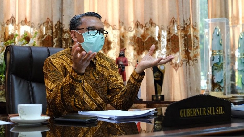 Hari Ini Gubernur Nurdin Abdullah Bahas Kemungkinan Kebijakan PSBB di Makassar