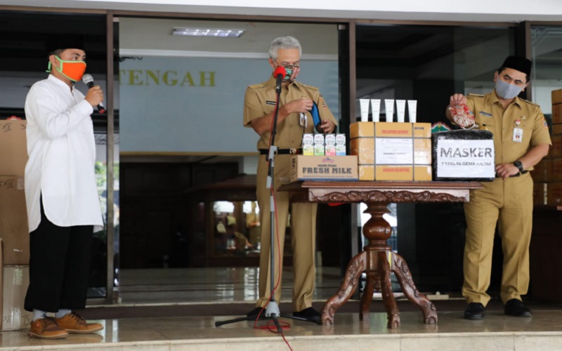 Eks Napi Teroris Jahit 1.350 Masker untuk Warga Jateng