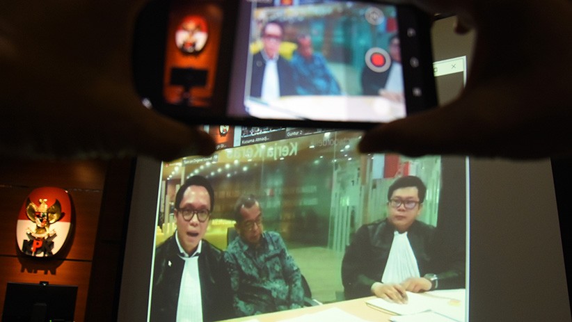 Sidang Lanjutan Suap Pengadaan Mesin Pesawat Garuda Digelar Online - Bagian 1