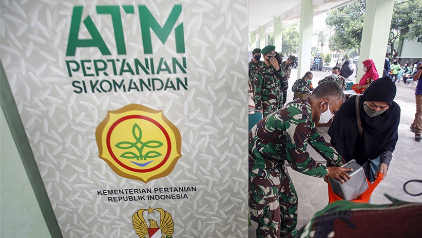 Kementan Sebar ATM Beras Gratis di Sejumlah Kodim Wilayah Jabodetabek - Bagian 1