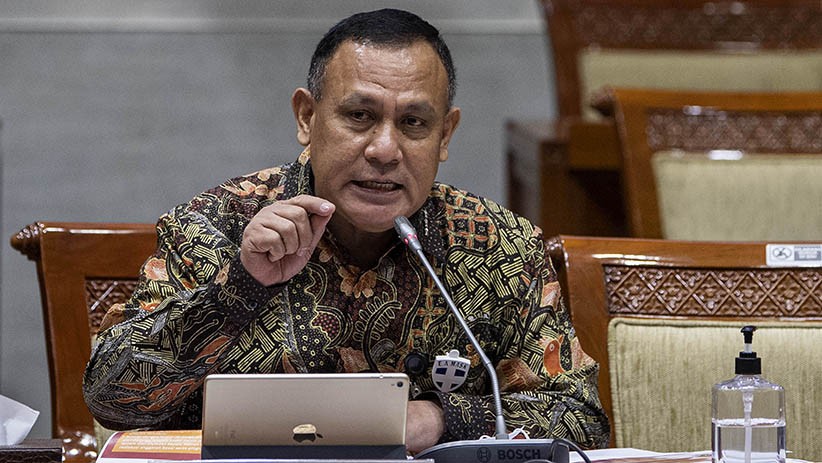 Ketua KPK Firli Bahuri Ikuti Rapat Pengawasan Anggaran Penanganan Covid-19 - Bagian 1