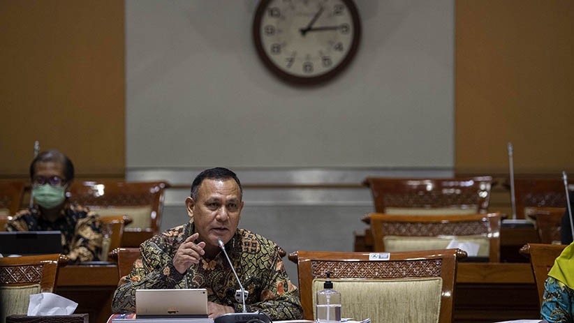 Ketua KPK Firli Bahuri Ikuti Rapat Pengawasan Anggaran Penanganan Covid-19 - Bagian 2