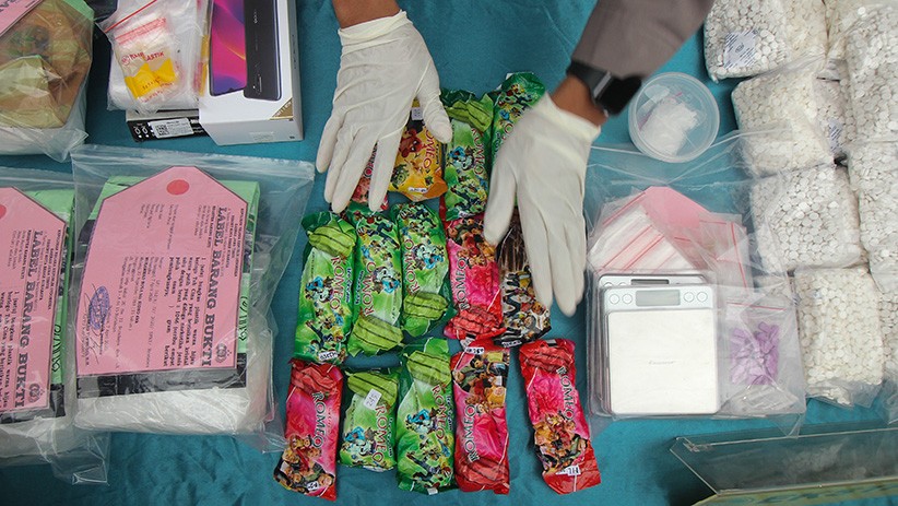 Polrestabes Surabaya Sita 11,2 Kg Sabu Hasil Ungkap 23 Kasus Narkoba - Bagian 1