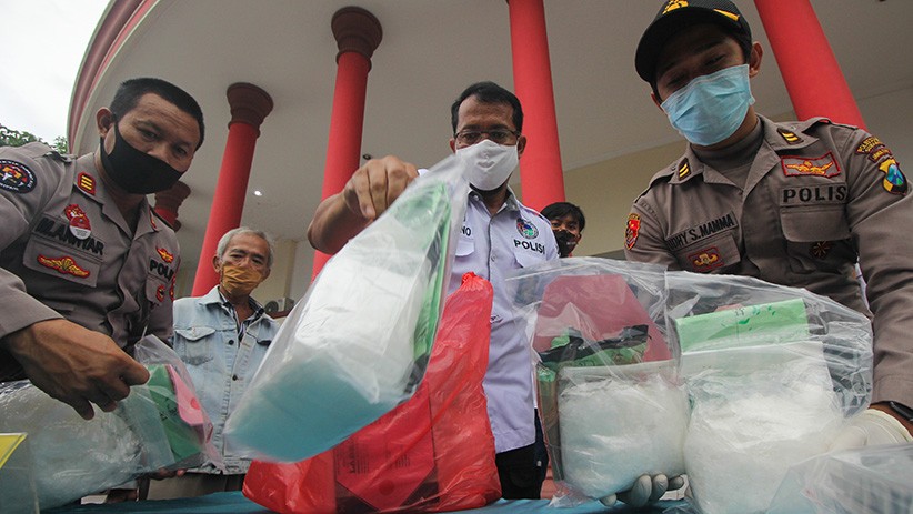 Polrestabes Surabaya Sita 11,2 Kg Sabu Hasil Ungkap 23 Kasus Narkoba - Bagian 3