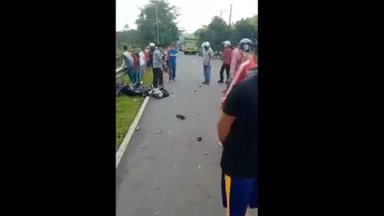 Tabrakan Motor Vs Motor Dinas Polda Sulsel di Maros: Pengendara Tewas, Polisi Kritis