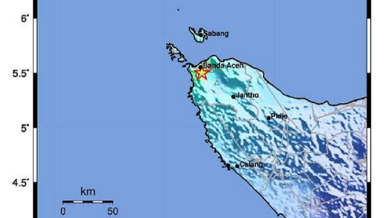 Aceh Diguncang Gempa Magnitudo 4,8, Bangunan di Sabang Dilaporkan Rusak
