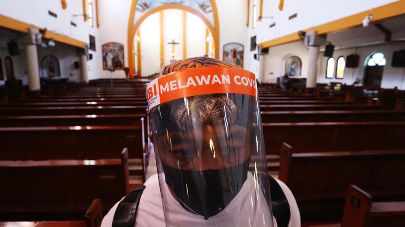 New Normal, Gereja Katolik Kristus Raja Surabaya Kembali Dibuka - Bagian 1