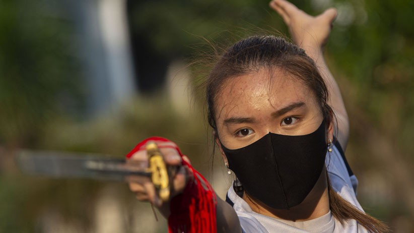 Melihat Atlet Wushu Nadya Permata Berlatih di Tengah Pandemi Covid-19 - Bagian 3