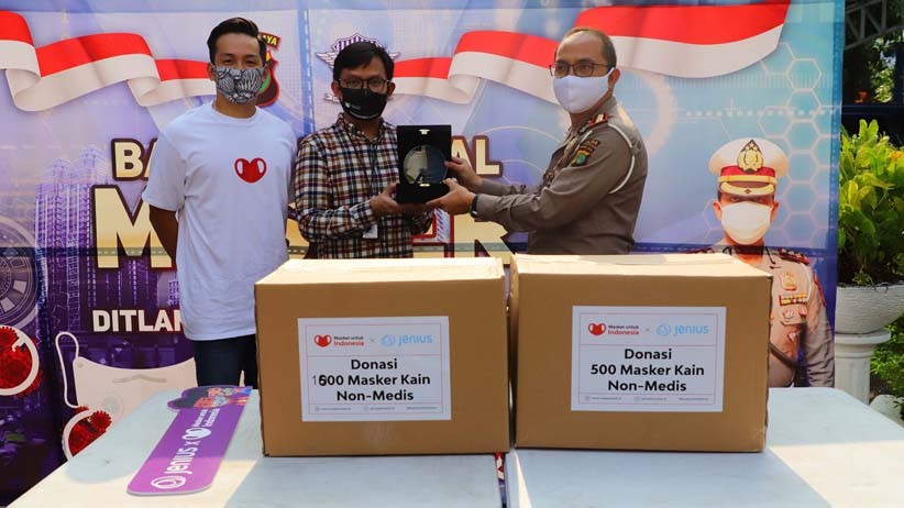 Bantu Lawan Covid-19, Jenius Berkolaborasi dengan Masker untuk Indonesia - Bagian 1