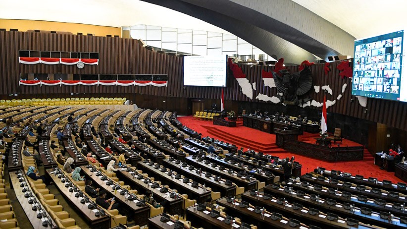 Pembukaan Masa Persidangan IV DPR, 227 Anggota Hadir Secara Virtual - Bagian 1