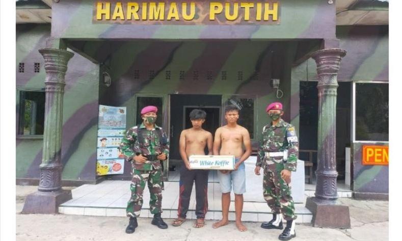 Prajurit Marinir di Langkat Tangkap 2 Pelaku Bajing Loncat saat Beraksi