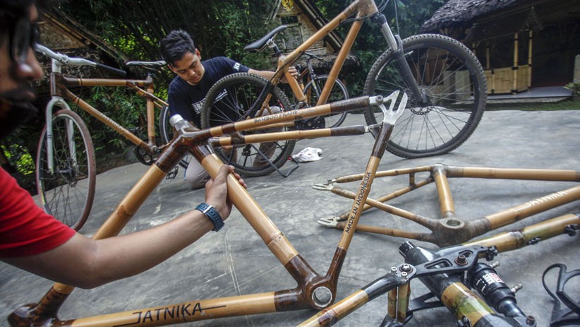 Sepeda Bambu Jatnika Produksi Warga Cibinong Tembus Pasar Ekspor - Bagian 1