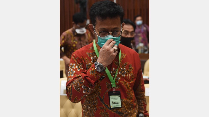 Pakai Kalung Antivirus Corona, Menteri Pertanian Ikuti Rapat bersama DPR - Bagian 2