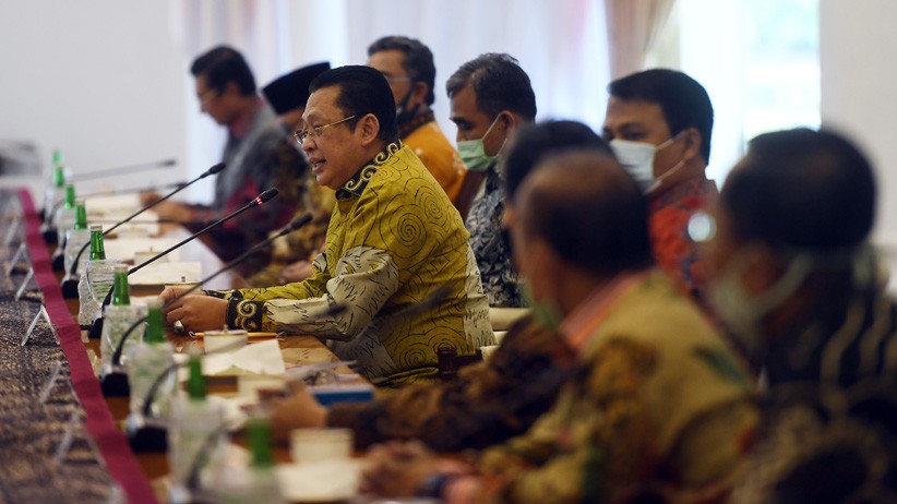 Bahas RUU HIP, Presiden Jokowi Bertemu Pimpinan MPR di Istana Bogor - Bagian 4