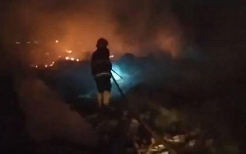 Kandang Berisi 25.000 Ekor Ayam di Cirebon Hangus Terbakar