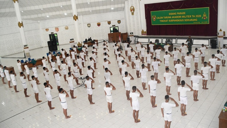 Pangdam IV Diponegoro Pimpin Sidang Parade Calon Taruna Akmil TA 2020