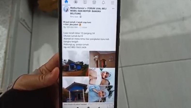 Viral, Janda Cantik di Bangka Belitung Jual Rumah Beserta Penghuninya