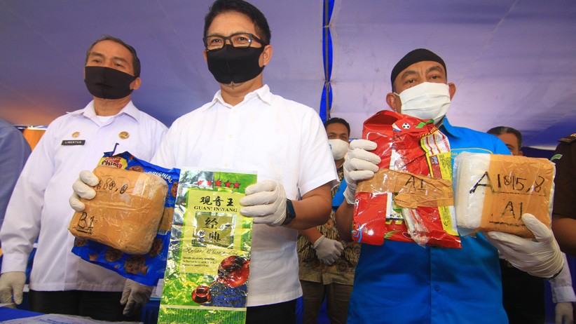 BNN Ungkap Peredaran Narkoba dari Malaysia, 2 Kg Sabu Disita - Bagian 2
