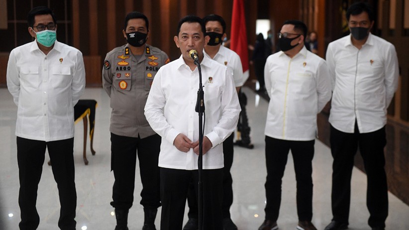 Kabareskrim Pimpin Upacara Pencopotan Brigjen Prasetijo Utomo - Bagian 1