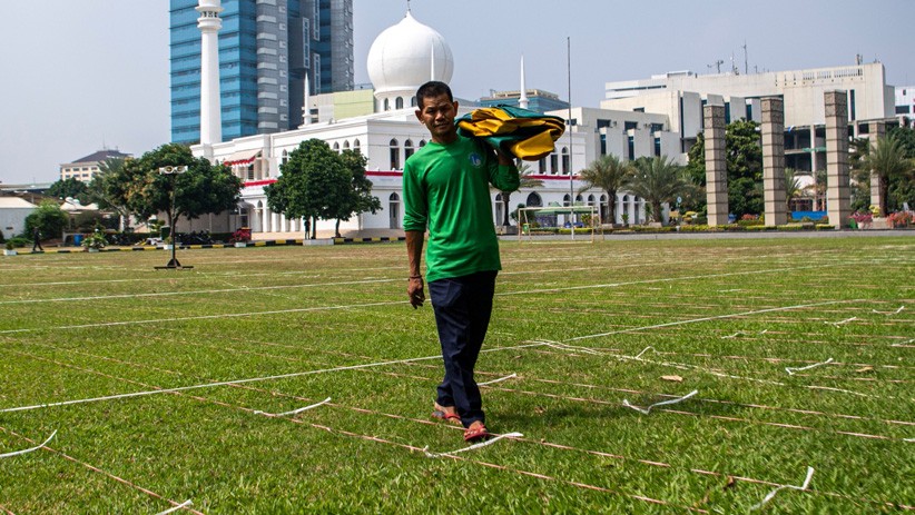 Begini Persiapan Salat Idul Adha di Masjid Al Azhar, Daya Tampung 50 Persen - Bagian 2