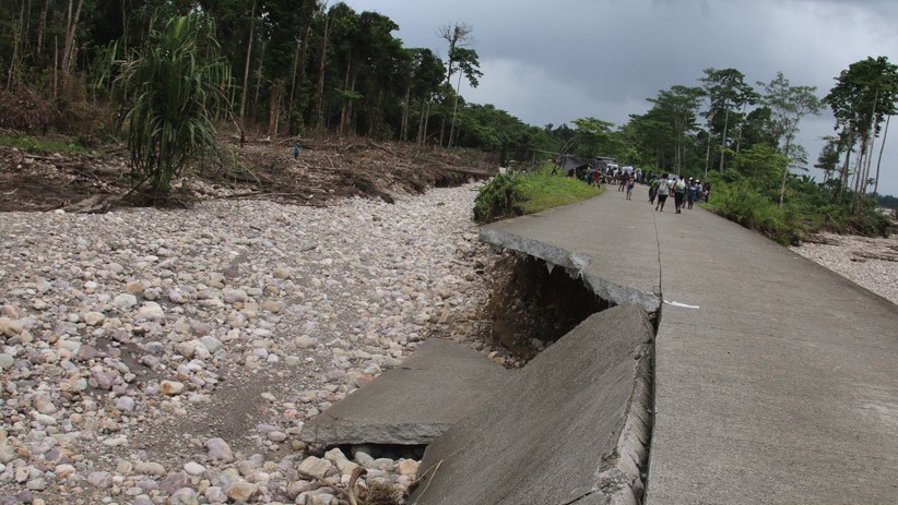 Jalan Trans Papua Putus, 800 Kepala Keluarga di Mimika Terisolasi - Bagian 3