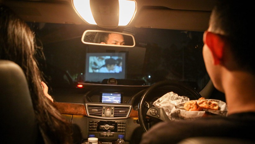 Bioskop Drive-in Jadi Hiburan Alternatif Warga Tangerang - Bagian 3