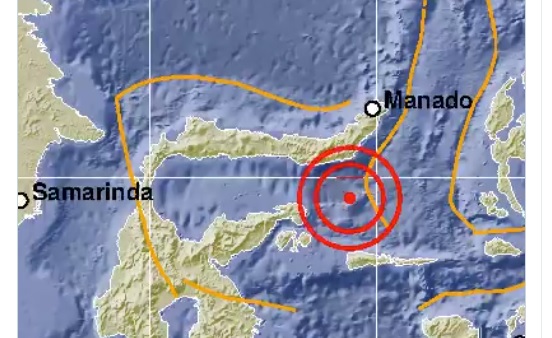 BREAKING NEWS: Gempa Bumi Hari Ini Magnitudo 5,2 Guncang Melonguane Sulut