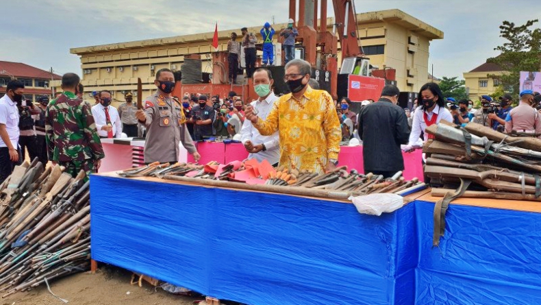 Perlu Tindakan Khusus untuk Tekan Kejahatan dengan Sajam dan Senpi di Sumsel