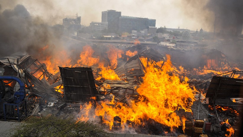17 Rumah di Ujung Tanah Makassar Ludes Terbakar